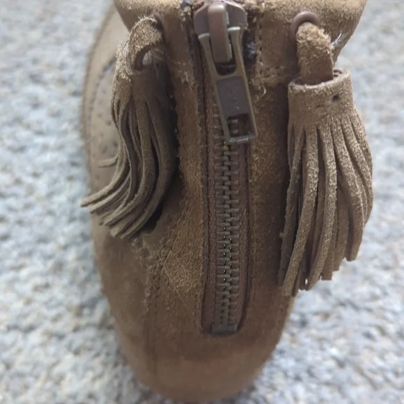 Isabel Marant Beslay Tan Suede Ankle Booties - Picture 8 of 9